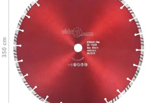 Disc diamantat de tăiere cu turbo, oțel, 350 mm - 4/4