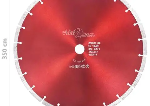 Disc diamantat de tăiere, oțel, 350 mm - 4/4