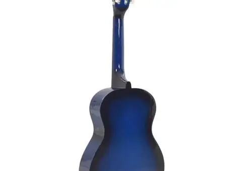 Chitară clasică pentru începători și copii, albastru, 3/4 36" - 5/5