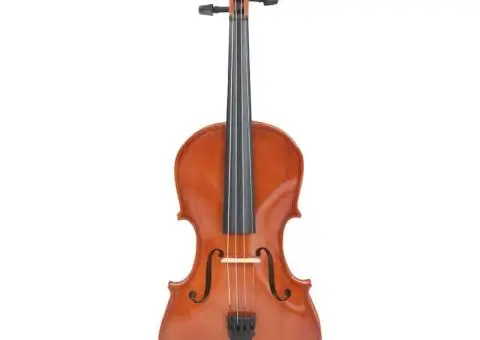 Set complet vioară cu arcuș și suport bărbie, natural 4/4 - 3/5