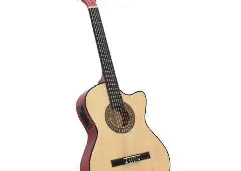 Set chitară acustică occidentală 12 piese 6 corzi cu egalizator - 3/5