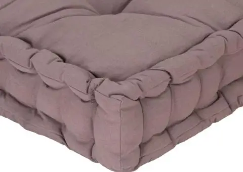 Pernă podea canapea din paleți, gri taupe, 120x40x7 cm, bumbac - 5/5