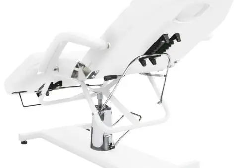 Masă de masaj, alb, 180x62x(87-112) cm - 5/5