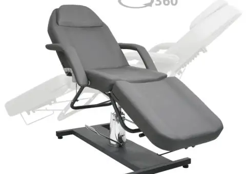 Masă de masaj, gri, 180x62x(87-112) cm - 2/5