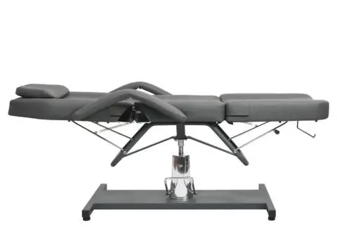 Masă de masaj, gri, 180x62x(87-112) cm - 4/5