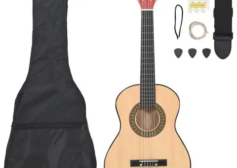 Set chitară clasică pentru copii și începători 8 piese 1/2 34" - 1/5