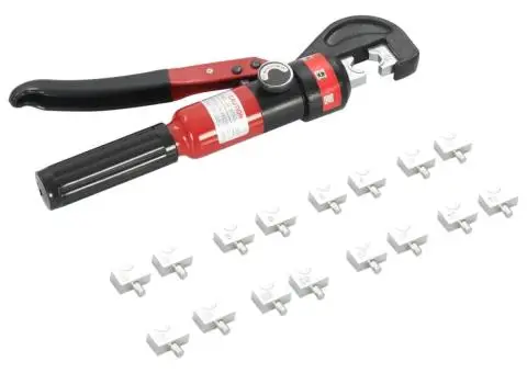 Clești hidraulici de sertizare 4-6-8-10-16-25-35-70 mm² - 4/5