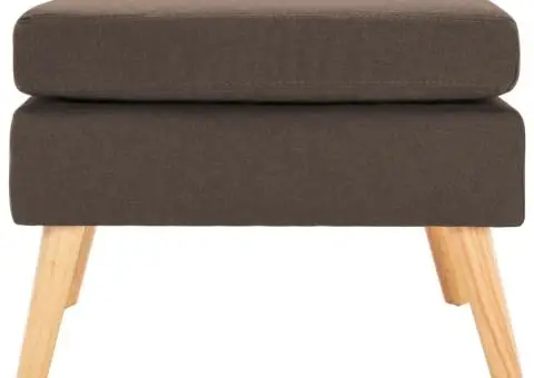 Taburet, maro, material textil - 2/5