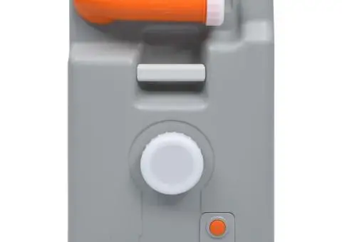 Rezervor de apă cu roți pentru camping, gri, 25 L - 2/5