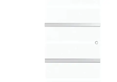 Ușă glisantă, argintiu, 90 x 205 cm, sticlă ESG și aluminiu - 4/5