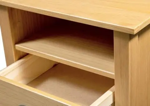 Birou Hill cu 3 sertare, 120x50x74 cm, lemn masiv de pin - 5/5