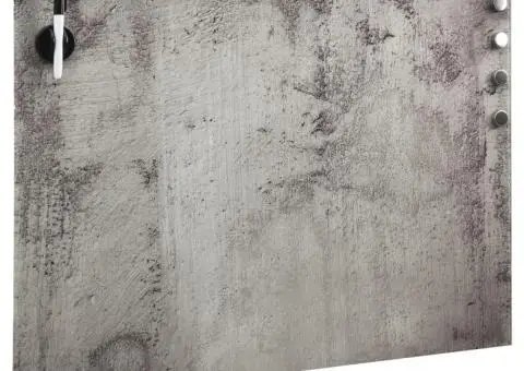 Tablă magnetică de perete, 80 x 60 cm, sticlă - 2/5