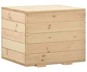 vidaXL Ladă de depozitare, 60 x 54 x 50,7 cm, lemn masiv de pin