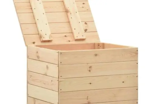 Ladă de depozitare, 60 x 54 x 50,7 cm, lemn masiv de pin - 2/5