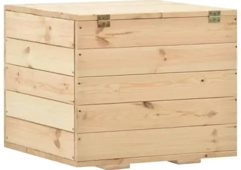 Ladă de depozitare, 60 x 54 x 50,7 cm, lemn masiv de pin - 5/5