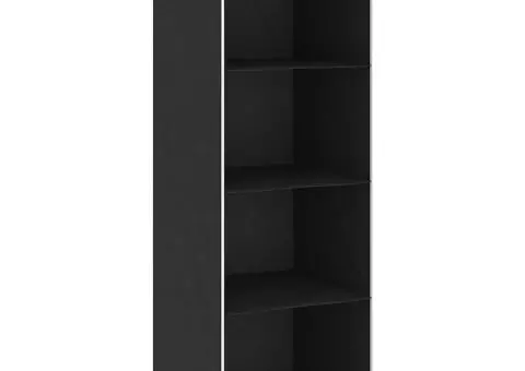 Organizatoare suspendate dulap, 2 buc., cu 4 rafturi, textil - 2/5