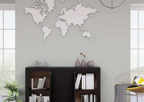 Dulap, negru, 120x36x69 cm, lemn prelucrat - 3/5