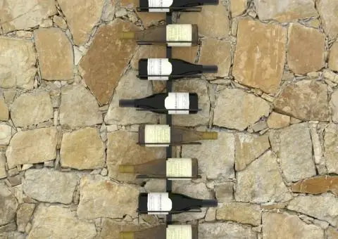 Suporturi sticle de vin montaj pe perete 10 sticle negru metal - 5/5