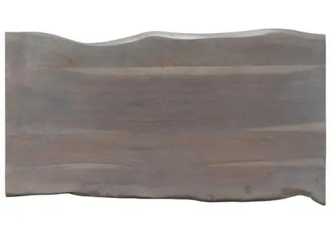 Masă cafea, muchii naturale gri 115x60x40 cm, lemn masiv acacia - 5/5