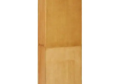 Bibliotecă cu 2 uși, 70 x 30 x 180 cm, lemn masiv stejar - 5/5