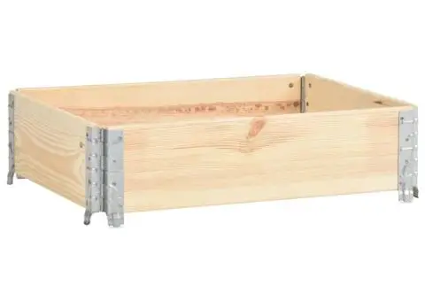 Ramă pentru paleți, 60 x 80 cm, lemn masiv de pin - 2/5