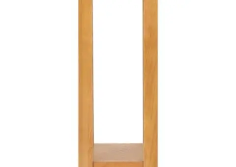 289185 Masă laterală 27x24x55 cm Lemn masiv de stejar - 3/5