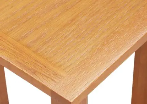 289185 Masă laterală 27x24x55 cm Lemn masiv de stejar - 4/5