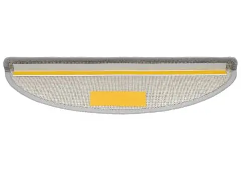 Covorașe pentru trepte scară, 15 buc., gri deschis, 56x17x3 cm - 5/5