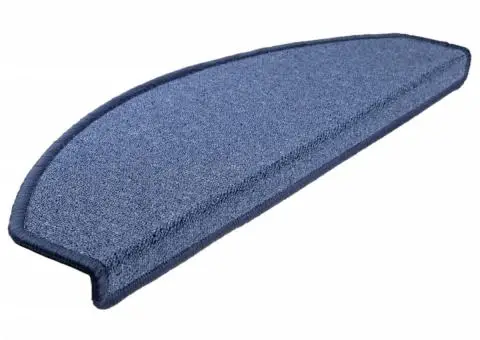 Covorașe pentru trepte scară, 15 buc., albastru, 65x24x4 cm - 3/5