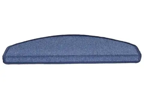 Covorașe pentru trepte scară, 15 buc., albastru, 65x24x4 cm - 4/5