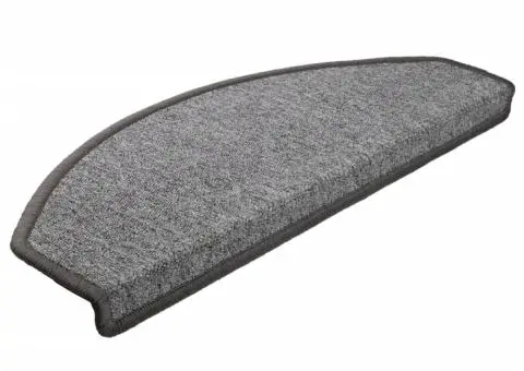 Covorașe pentru trepte scară, 15 buc., gri închis, 65x24x4 cm - 3/5