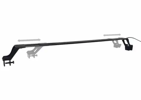 Lampă LED pentru acvariu, cu cleme, albastru/alb, 75-90 cm - 4/5