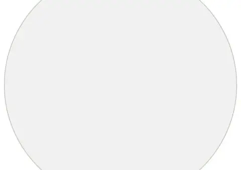 Folie de protecție masă, transparent, Ø 110 cm, PVC, 2 mm - 2/5