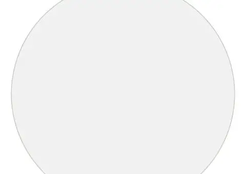 Folie de protecție masă, transparent, Ø 110 cm, PVC, 2 mm - 5/5