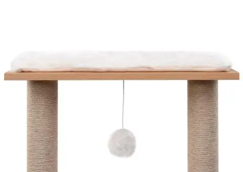 Ansamblu pentru pisici, covoraș de zgâriere din sisal, 129 cm - 4/5