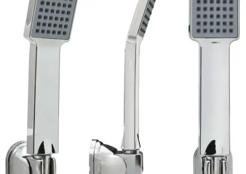 Cap duș de mână cu furtun de 1,5 m, crom - 2/5