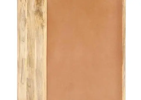 Dulap cu uși din oțel, 60 x 35 x 75 cm, lemn masiv de mango - 5/5