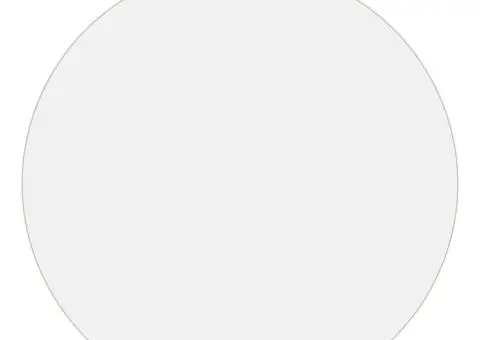 Folie de protecție masă, transparent, Ø 100 cm, PVC, 1,6 mm - 5/5