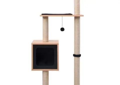 Ansamblu pentru pisici, covoraș din funie de sisal, 123 cm - 2/5