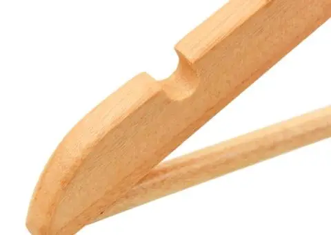 Set de umerașe anti-alunecare, 20 buc., lemn esență tare - 5/5