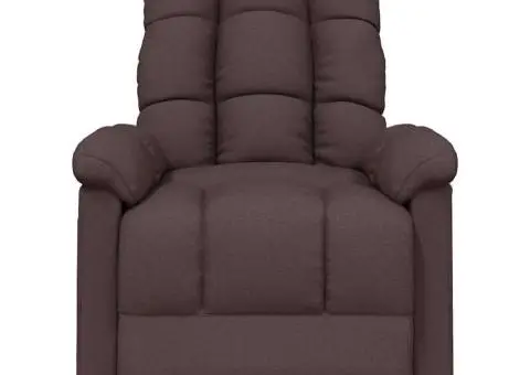 Fotoliu de masaj, negru, țesătură - 3/5