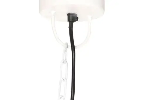 Lustră industrială vintage, 25 W, alb, rotund, 41 cm E27 - 5/5