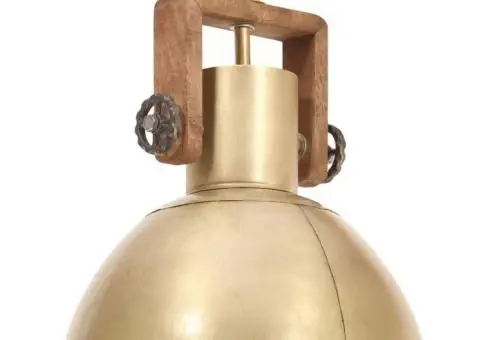 Lampă suspendată industrială, 25 W, arămiu, 30 cm, E27, rotund - 1/5