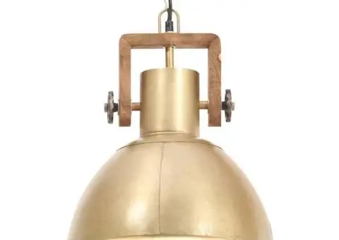 Lampă suspendată industrială, 25 W, arămiu, 30 cm, E27, rotund - 5/5