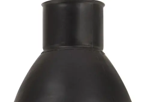 Lampă suspendată, negru, rotund, 17 cm, 25 W, E27 - 1/5