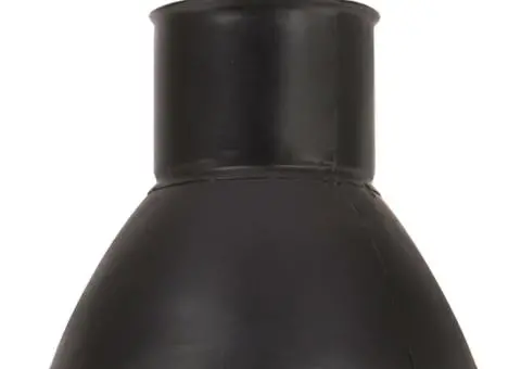 Lampă suspendată, negru, rotund, 17 cm, 25 W, E27 - 2/5