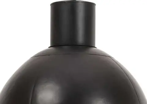 Lampă suspendată, negru, rotund, 48 cm, 25 W, E27 - 1/5