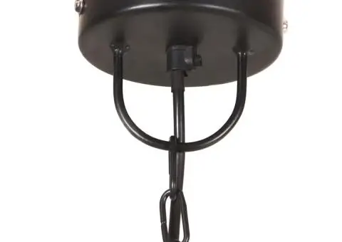 Lampă suspendată, negru, rotund, 48 cm, 25 W, E27 - 5/5