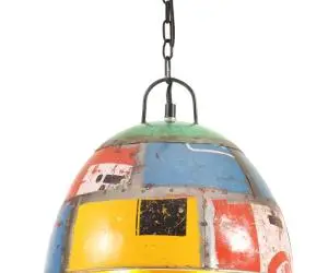 Lustră industrială vintage, 25 W, multicolor, rotund, 31 cm E27