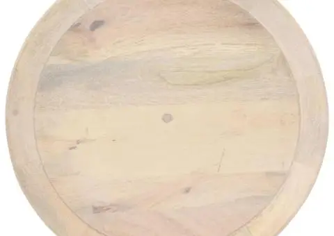 Masă laterală, Ø50 x 55 cm, lemn masiv de mango - 2/5